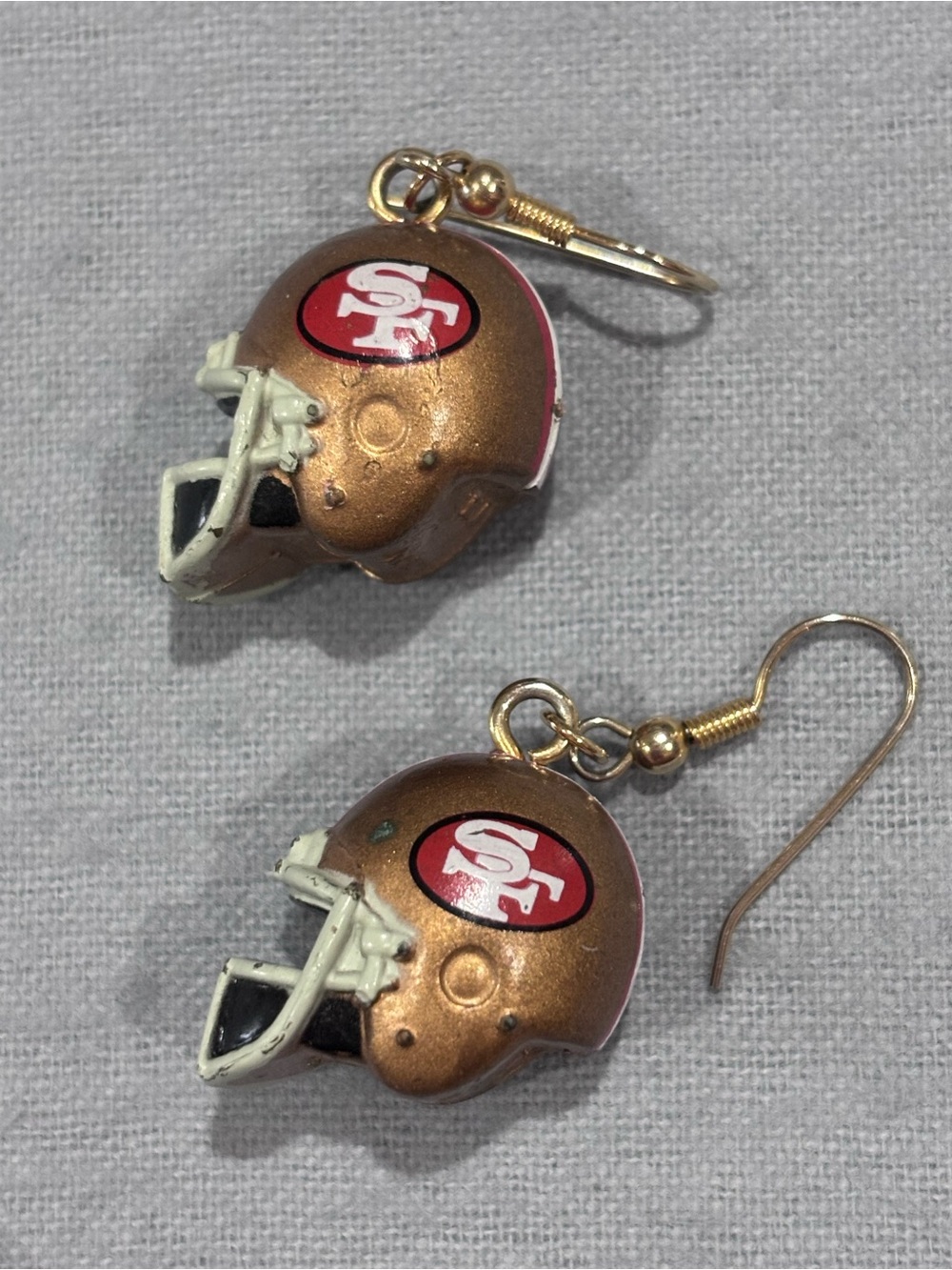 Vintage Russ San Francisco 49ers “Touchdown Danglers” Earrings